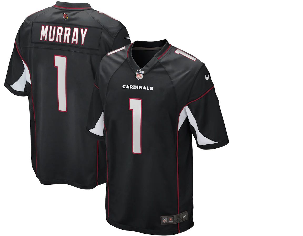 Men Arizona Cardinals #1 Kyler Murray Nike Black Alternate Game NFL Jerseys->arizona cardinals->NFL Jersey